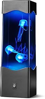 Jellyfish Lamp Lava Lamp, Multi-Color Jellyfish Tank Aquarium Lamp for Kids Adults, Night Mood Light Jelly Fish Light Birthday Holiday Christmas Gifts for Kids and Adult