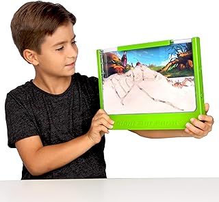 Uncle Milton | Giant Ant Farm | Extra Large Viewing Area with Ant Picnic Scene, Classroom Toy, Classic Kids Educational Toy for Boys and Girls Aged 6+ | Basic Fun 00056, Grün
