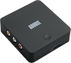 Video Capture Card Without PC - August VGB400 - Transfer Video VHS to Digital Conversion, DVD Player, Camcorder via RCA/SCART - Simple Controls with HDMI Output, Record to Micro SD or USB Max 64GB