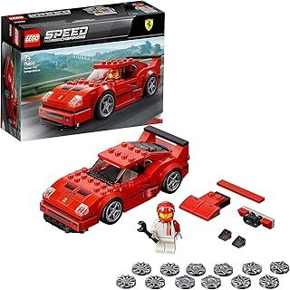 LEGO 75890 Speed Champions Ferrari F40 Competizione Racing Driver Minifigure Building Set, Vehicle Toys for Kids, Forza Horizon 4 Expansion Pack Model