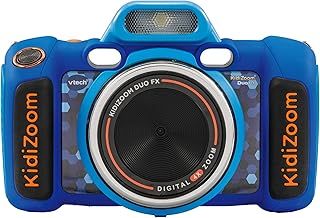 VTech KidiZoom Duo FX, Kids Camera with Colour Screen, 8MP, Photos, Selfies & Videos, AR Filters, 20 games, 75 photo & video effects, filters & frames, for Infants aged 3, 4, 5, 6, 7 + years, Blue