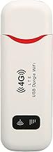 Tbest 4G Router with Sim Slot, Portable WiFi for 10 Users, High Speed Stable Signal, WPA WPA2 Encryption, White (Tbestfu5gpna6k9)