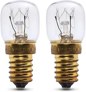 2 x 25 W Oven Light Bulb for Neff Oven Use. 240 V 300 ° Heat Resistant. SES (E14) Small Edison Screw Cap Heavy Duty Round Oven Bulb