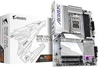 Gigabyte B650E AORUS ELITE X AX ICE Motherboard - Supports AMD Ryzen 8000 CPUs, 12+2+2 phases VRM, up to 8000MHz DDR5 (OC), 1xPCIe 5.0 M2 + 2xPCIe 4.0 M.2, Wi-Fi 6E, 2.5GbE LAN, USB 3.2 Gen 2