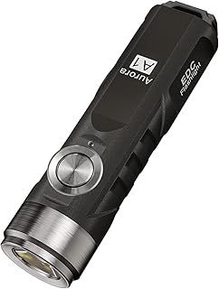 RovyVon A1 Keychain Torch, 650 Lumen LED EDC Flashlights, Small Keyring Torch Rechargeable, Five Modes Tiny Pocket Torch for Everyday Carry, Camping, Hiking, Hunting, Running