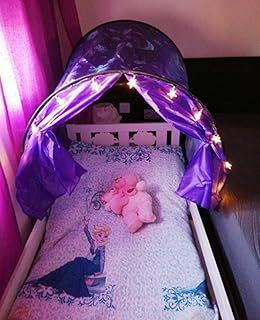 Bed Tent for Girls and Boys - Indoor Space Tent, Children's Playroom, Christmas and Birthday Gift (Snowflake)