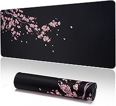 YUWLDD Mouse Pad Gaming Large Desk Pad (31.5 x 11.8 x0.12 inch) Washable Large Mouse Mat, Japanese Mouse Pad with Anti-Slip Rubber Base, Extended Mouse Pad for Office & Home.