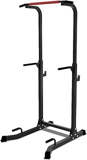 VOUNOT Power Tower, Dip Station Pull Up Bar for Home Gym Strength Training