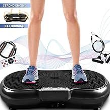 bigzzia Vibration Platform with Rope Skipping, Whole Body Workout Vibration Fitness Platform Massage Machine for Home Training and Shaping