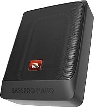JBL BassPro Nano Ultra-Compact Active Under Seat Subwoofer Car Set 6" x 8" - 200 Watt Active Underseat Car Subwoofer