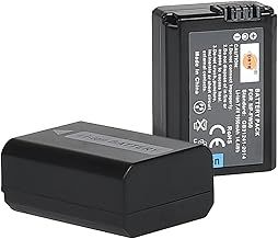 DSTE 1950mAh/14.4WH NP-FW50 Replacement Battery Compatible with Sony Series, 2 Pack