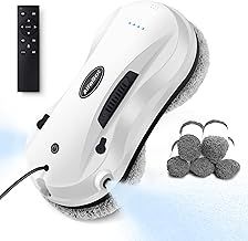 AlfaBot Window Cleaning Robot, X7 Glass Cleaner Robot with Double-Sid Water Spray and 50ml Water Tank, Smart Window Cleaning Tools for Interior/Exterior Highrise Windows