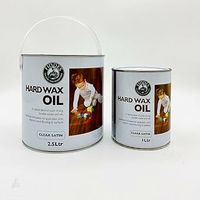 Fiddes Hard Wax Oil - Clear Satin, for Floors, Doors & Furniture (1 Litre)