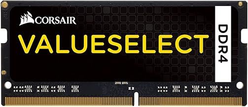 Corsair Value Select SODIMM 4GB (1x4GB) DDR4 2133MHz C15 Memory for Laptop/Notebooks - Black