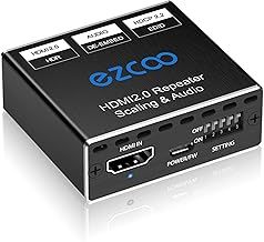 HDMI 2.0 Audio Extractor 4K 60Hz PS5 1080P 120Hz 4:4:4 HDCP 2.2 CEC D-olby vision HDR de-embed SPDIF Optical 5.1CH 3.5mm stereo L/R Audio Breakout D-olby Digital Audio Decoder EDID Management Scaler