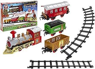 PMS Multicolor Christmas Train Sound & Light Action-1 Set, One Size