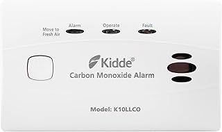 Kidde 10LLCO Ten Year Life Carbon Monoxide Alarm with Sealed Longlife Battery