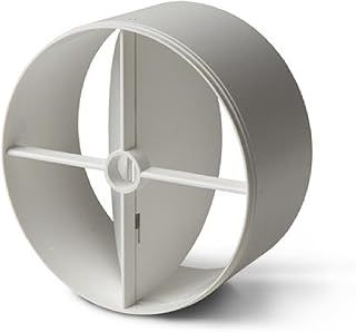 100mm In-line Extractor Fan Vent Back Draught Shutter With One Spring And Two Flaps