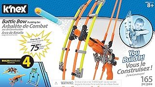 K'NEX Cyber-X | Battle Bow Building Set | Educational Toys for Boys and Girls, 165 Piece Kit, Engineering for Kids, Fun and Building Construction Toys for Children Ages 8+ | Basic fun 15247