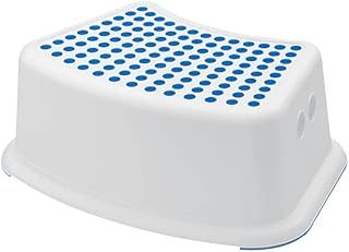 Sterun Plastic Child Step Stool with Anti-Slip Top, Non-Slip Toilet Step for Toddlers, Practical Toddler Step Stool (Green)