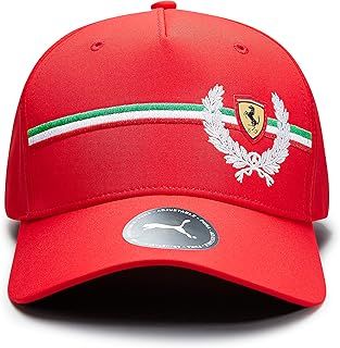 Scuderia Ferrari - Italian Cap - Unisex - Red - Size: One Size