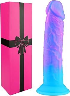 10 Inch Realistic Silicone Fantasy Long Anal Dildo with Suction Cup, Soft Huge Thick Dildo Hands-Free Anal Play for Lesbians Gay Men, XXL Animal Penis Wearable Dildos Adult Sex Toys for Couples Women