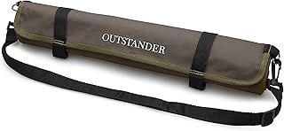 Chefs Knife Roll Bag with 11 Slots, Heavy Duty 16OZ Waxed Canvas Knives Case for Camping, Waterproof Storage Tool Wrap for Equipment of Chef, Comes with Shoulder Strap (Brown)
