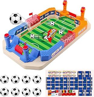 Tabletop Football Game, nicknack Mini Table Football Gifts for Boys, Indoor Foosball Pinball Machine, Soccer Sport Board Game for Kids Adults Family