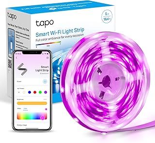 Tapo L900-5 LED Strip Light 5m, Multicolour Led lights for TV Bedroom, Smart Lighting Controls, Hands-Free Voice Control with Alexa & Google, Flexible Installation, Schedule & Timer