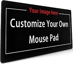Personalised Custom XXL Mouse Pad with Photo, 900x400x3mm Large Gaming Mouse Pads for PC Computer Keyboard Water-Resistant Mousepad Customised Picture Name Logo Mouse Mat with Anti-Slip Rubber Base