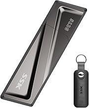 SSK 512GB USB SSD Solid State Flash Drive, Up to 550MB/s Fast USB Memory Stick,USB3.2 Gen2 Thumb Drive Pen Drive + USB C Adapter for Type-C Android phone,Laptop, Tablets and more