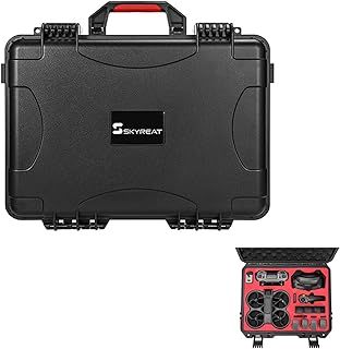 SKYREAT Avata 2 Hard Case,Professional Waterproof Case for DJI Avata 2 Fly More Combo,RC Motion 3/FPV Remote Controller 3 Drone Accessories (Fit Goggles 3)