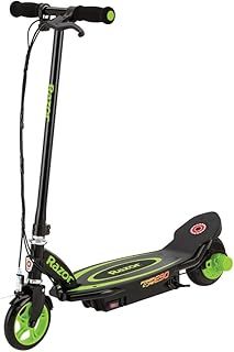 Razor PowerCore E90 Electric Scooter for Kids 8+ with 10 mph Max Speed & 60 Minute Ride Time, Up to 10 Mile Range,12V Battery