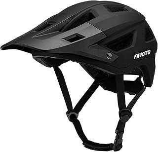 Favoto Mountain Bike Helmet Lightweight - MTB & Road Bicycle Helmet for Men Women - CE Certified Breathable Adjustable Cycling Helmet for Adults Youth