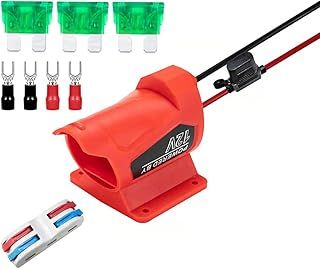 Namvo M12 Battery Adapter Lithium Battery Adapter with Fuse Compatible with Milwaukee 12V Battery Adapter