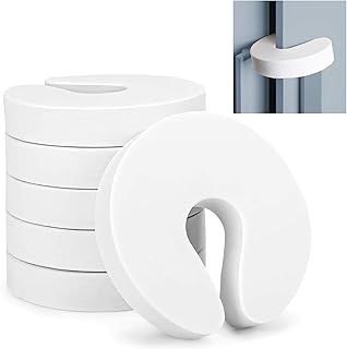 RENKE Door Finger Guards Pack of 6, Anti Door Slam Door Protector in White, Door Slam Stopper,Door slam Stopper,Door Finger Guards,Door Protector,Anti Door slam,Finger Guards for Doors