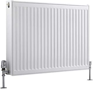 Milano Compact - White Type 22 Horizontal Double Panel Convector Radiator - 600mm x 800mm