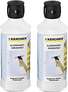 Karcher RM500 Window Vac Glass Cleaning Concentrate, 500ml(Pack of 2)