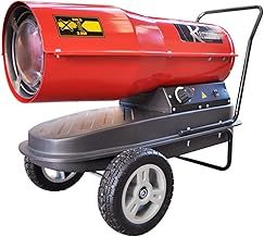 Diesel Kerosene Space Heater 19L 30kW RocwooD 100 000 BTU Adjustable Thermostat Portable Wheeled Home Office Garage Workshop Warehouse Greenhouse Building Site
