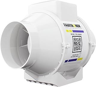 Standard 4 inch (100 mm) dia Universal Quiet Operation Inline Bathroom Fan Intake Hydroponic Shower Duct Ventilation Fan for hydroponics Room Diffuser