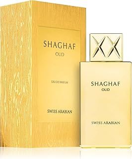 Swiss Arabian Shaghaf Oud - EDP Spray for Unisex - Aromatic Blend of Oud, Gourmand Luxury Fragrance - Seductive, Long-Lasting Personal Fragrance - Perfume for Women, Cologne for Men -75ml
