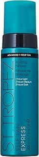 St.Tropez Self Tan Express Mousse, Fast Acting Fake Tan, Develops in 1-3 Hours, Streak-Free Finish, Vegan, Natural & Cruelty Free, 200 ml