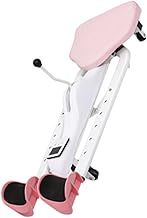 Small Leg Stretcher, Professional Leg Split Machine Large Load Bearing Adjustable Space Saving Safe Structure with Roller Wheels for Kids Home (Pink (No Backrest))