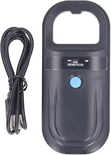 Pet Microchip Scanner, 134.2KHz ISO11784/85 FDX B EMID Micro Chip Reader USB Rechargeable - 128 Labels, Built-in Buzzer