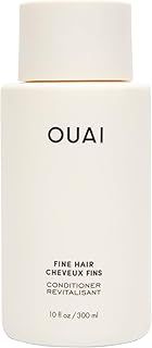 OUAI Fine Hair Conditioner-Volumizing Conditioner for Fine Hair Made with Keratin, Biotin and Chia Seed Oil - Adds Softness, Bounce and Volume - Free from Parabens, Sulfates, and Phthalates - 300ml