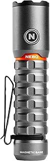 NEBO Torchy 2K 2,000 Lumen LED USB Rechargeable Torch - Up To 30 Hours Charge Camping & Work With 5 Light Modes, Removal Steel Belt/ Pocket Clip, Mag Dock USB Charger, Water Resistant