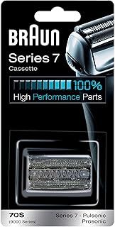 Braun Series 7 Electric Shaver Original Replacement Head, Easily Attach Your New Shaver Head, Compatible with Generation Series 7, 70S, Silver