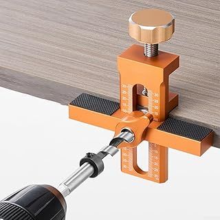 Cabinet Door Jig Installation Positioner, Aluminum Alloy Cabinet Door Hardware Mounting Jig, Cabinet Handle Template Tool Support Punch Locator Drill Guide