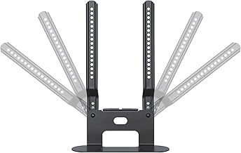 PureMounts PM-SOM-080 Mount for Direct Mounting to TV Compatible with Sonos Beam Soundbar Load 5 kg Black