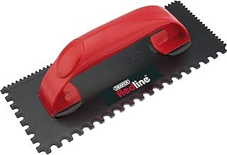 Draper Redline115x270mm Adhesive Spreader Trowel | Patio Grout | Grouting Tool | Floor Tile Adhesive | Glue Spreader | Hand Tool Filler | 68495